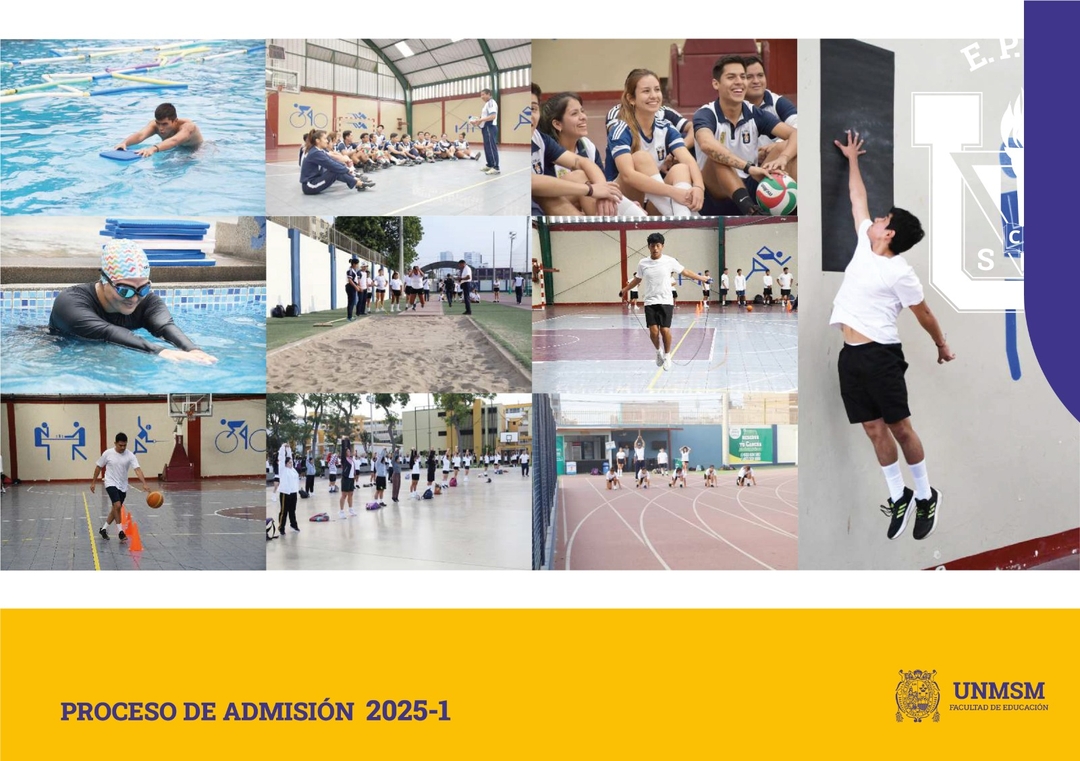 Educación Física de UNMSM convoca  a examen de admisión