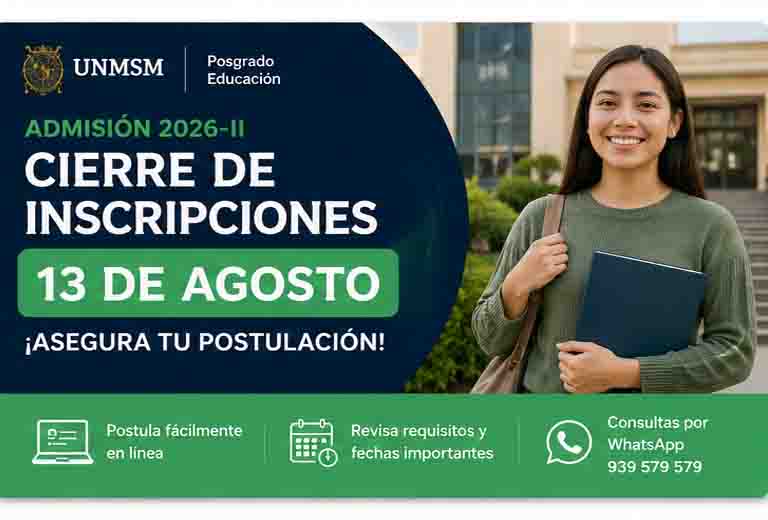 Publicidad Posgrado Educación UNMSM