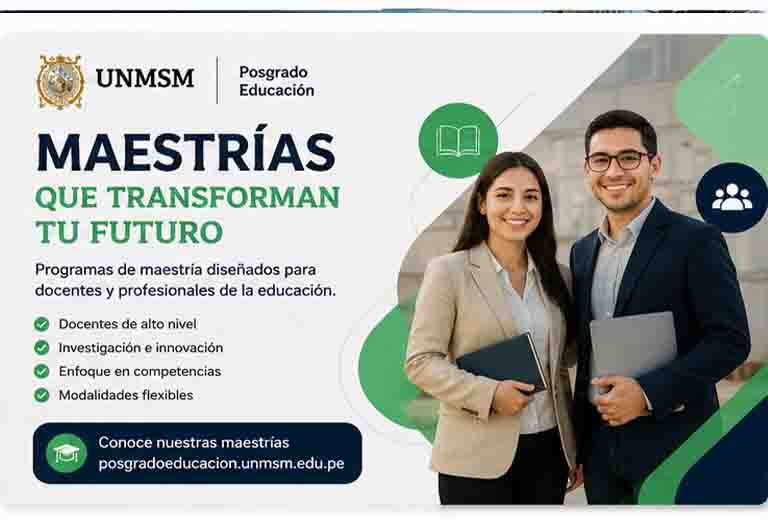 Publicidad Posgrado Educación UNMSM